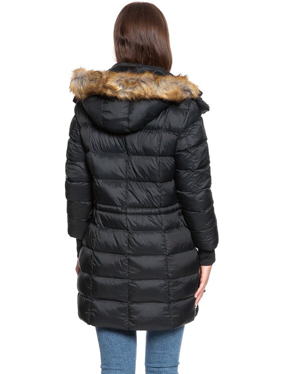 Mustang Mustang Kurtka damska HEIDI H LONGPARKA Czarny Regular Fit
