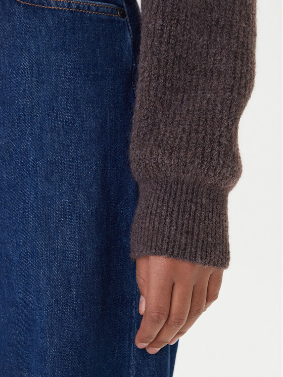 Tommy Jeans Tommy Jeans Sweter Badge DW0DW22024 Brązowy Regular Fit