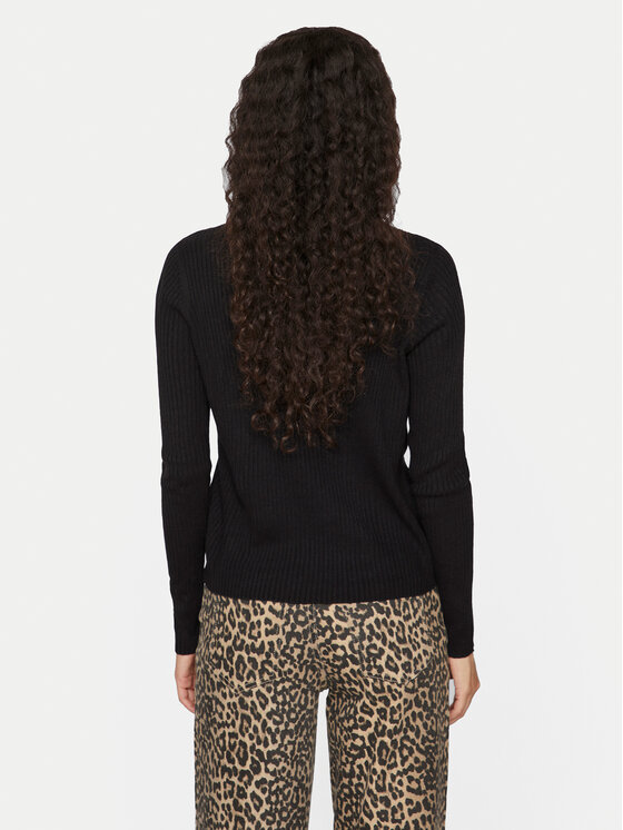 Vila Vila Pulover Olina 14098889 Črna Regular Fit