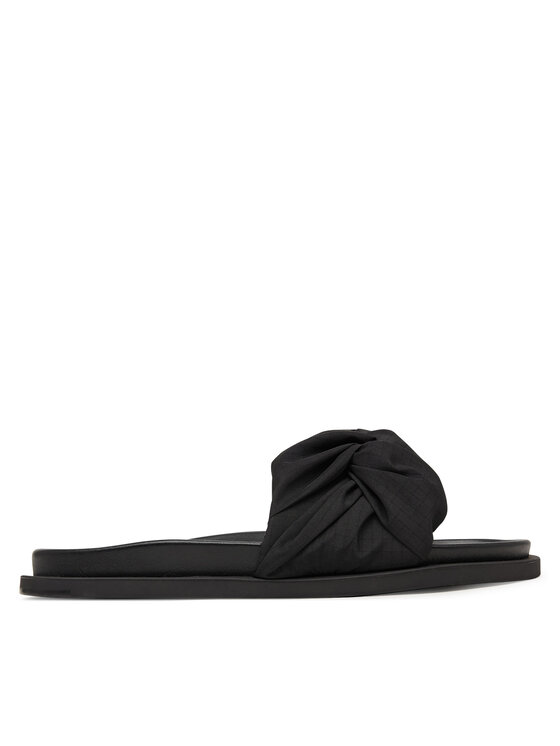 Inuikii Inuikii Pantoletten Fjord Flower 1004.003.0122 Schwarz