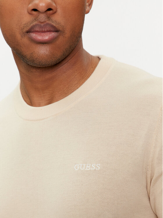 Guess Guess Megztinis M4GR05 Z3DN1 Kreminė Regular Fit