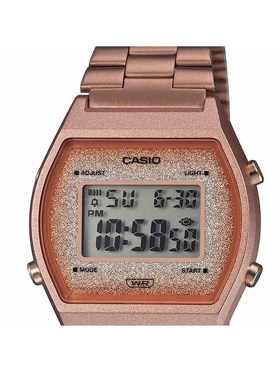 Casio Casio Zegarek B640WCG-5EF Różowe złoto