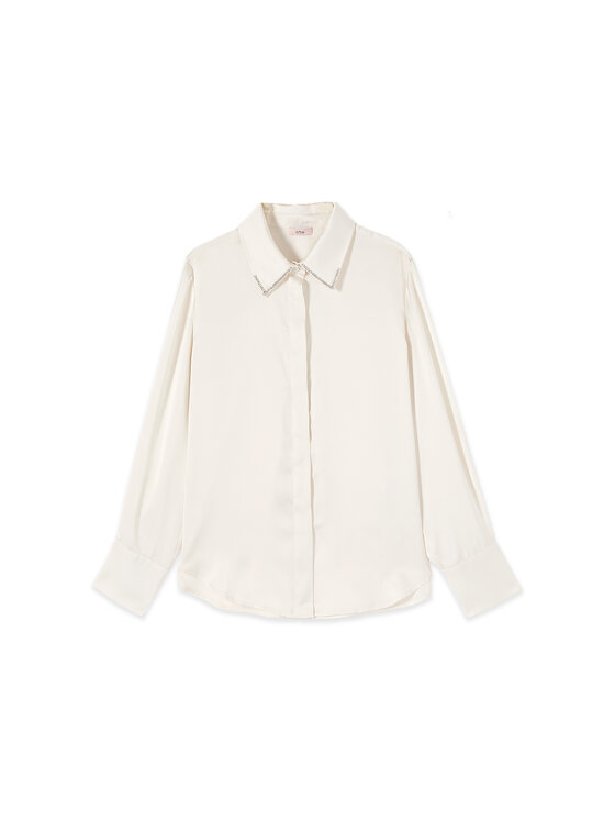 Oltre Oltre Koszula 5111R003255N011 Biały Regular Fit