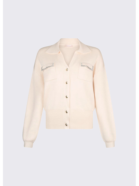 Liu Jo Liu Jo Cardigan TA6041MS59LX0659 Beige Regular Fit