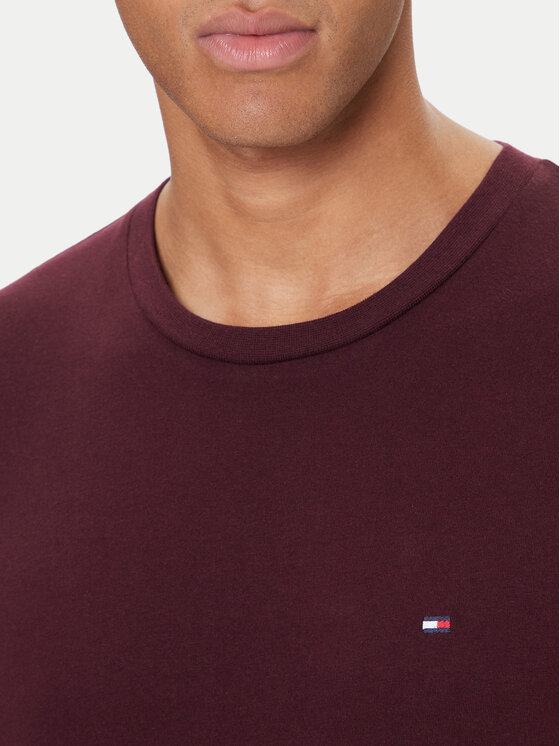 Tommy Hilfiger Tommy Hilfiger T-Shirt Ess Seasonal MW0MW39995 Dunkelrot Regular Fit
