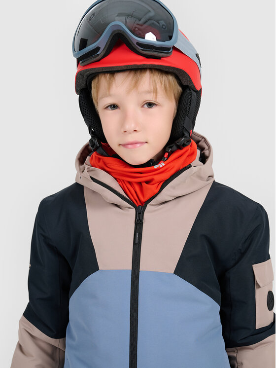4F 4F Kurtka snowboardowa SNOWBOARD Brązowy jasny Regular Fit