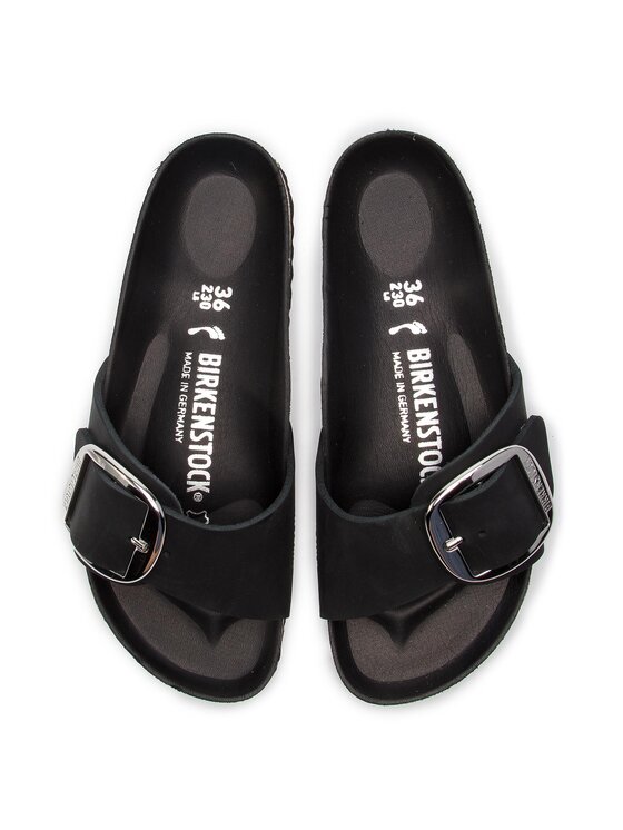 Birkenstock Birkenstock Klapki Madrid Big Buckle 1006523 Czarny
