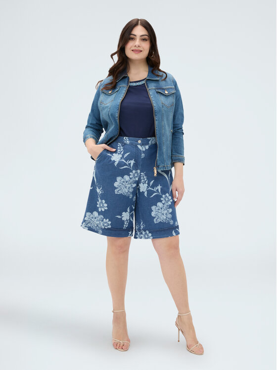 Fiorella Rubino Fiorella Rubino Szorty jeansowe P407T005286N034 Niebieski Regular Fit