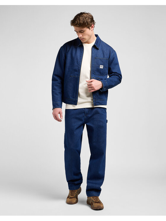 Lee Lee Jeansy WW CARPENTER Niebieski Loose Fit