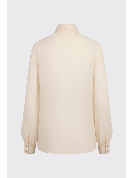 MARI PRETI MARI PRETI Bluzka Mist Biały Regular Fit