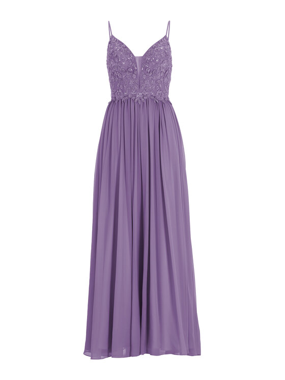 Hey Kyla Hey Kyla Abendkleid 5AI082HK Violett Regular Fit