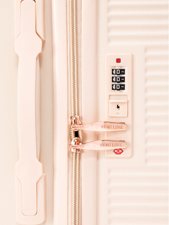 Semi Line Semi Line Großer Koffer T5943-5 Écru