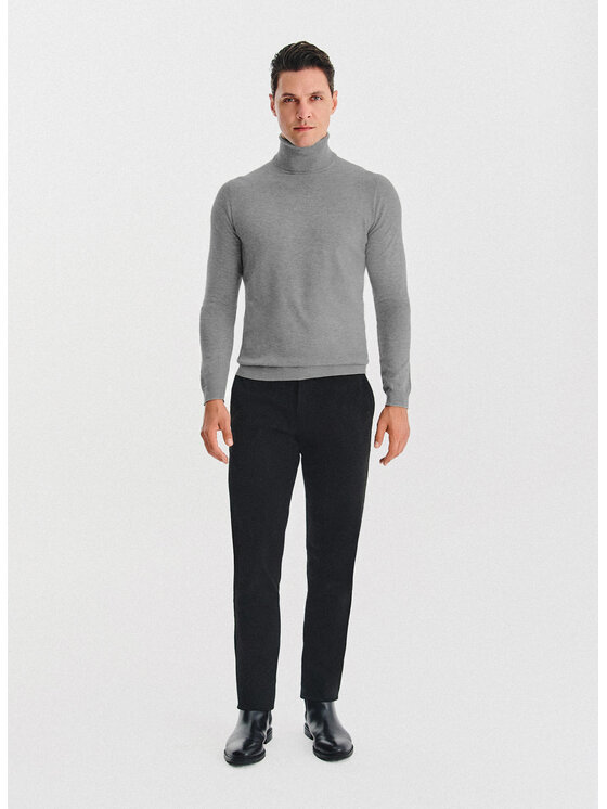 Pako Lorente Pako Lorente Sweter P25WN-2X-032 Szary Classic Fit