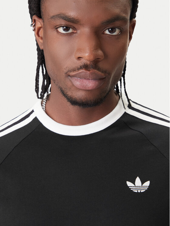 adidas adidas Tričko 3-Stripes KE3538 Čierna Regular Fit