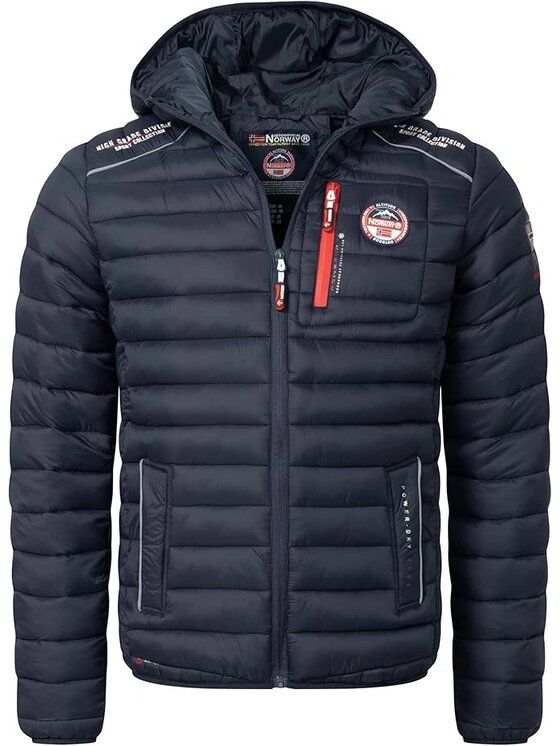 Geographical Norway Geographical Norway Kurtka puchowa WY6358H/GN-MARINE Granatowy Regular Fit
