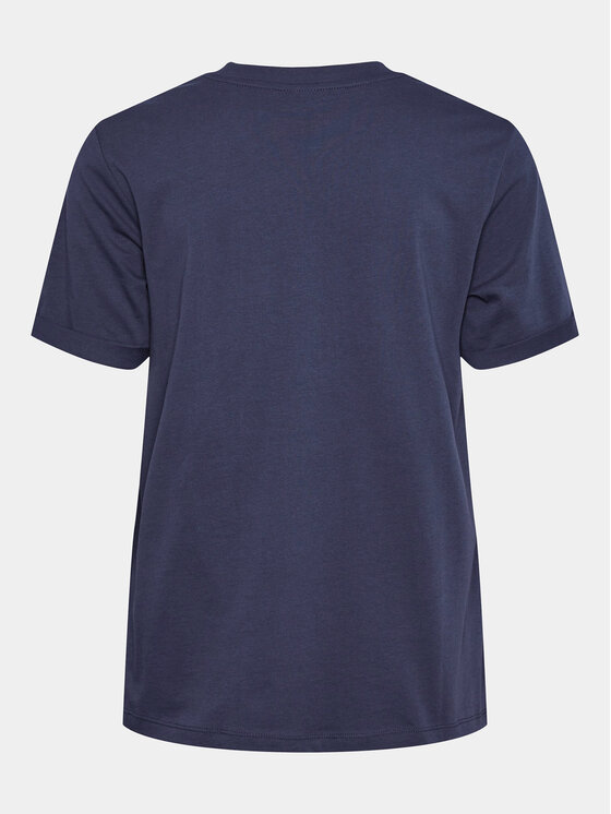 Pieces Pieces Marškinėliai Ria 17086970 Tamsiai mėlyna Regular Fit