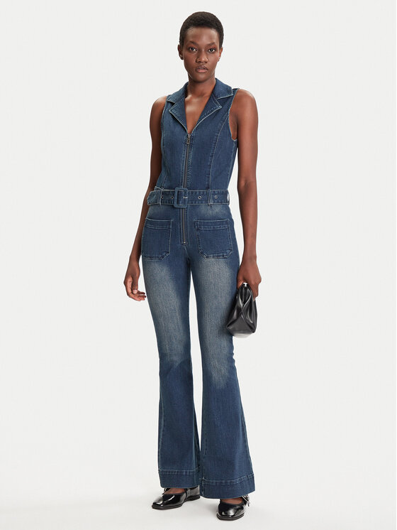 Desigual Desigual Kombinezon Glenn 25WWDD07 Granatowy Regular Fit