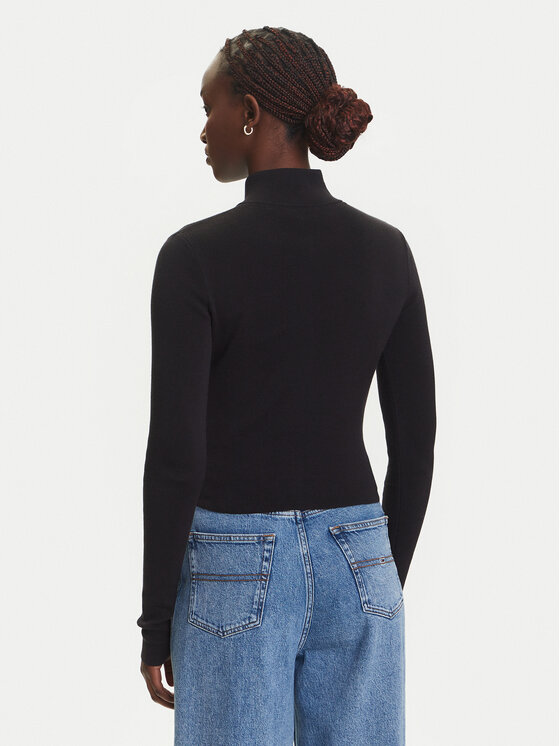 Tommy Jeans Tommy Jeans Cardigan DW0DW20967 Negru Slim Fit