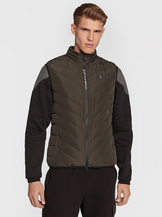 EA7 Emporio Armani EA7 Emporio Armani Kamizelka 8NPQ03 PNE1Z 1866 Brązowy Regular Fit
