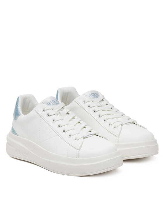 Guess Guess Сникърси FLJBIN LEA12 Бял