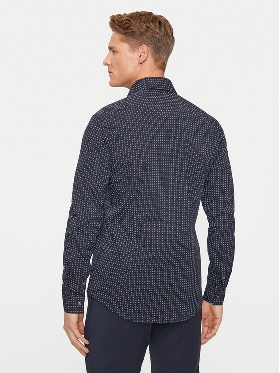 Calvin Klein Calvin Klein Cămașă K10K113163 Bleumarin Slim Fit