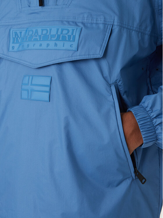 Napapijri Napapijri Anorak stiliaus striukė RF Next WB NP0A4FI3 Mėlyna Loose Fit