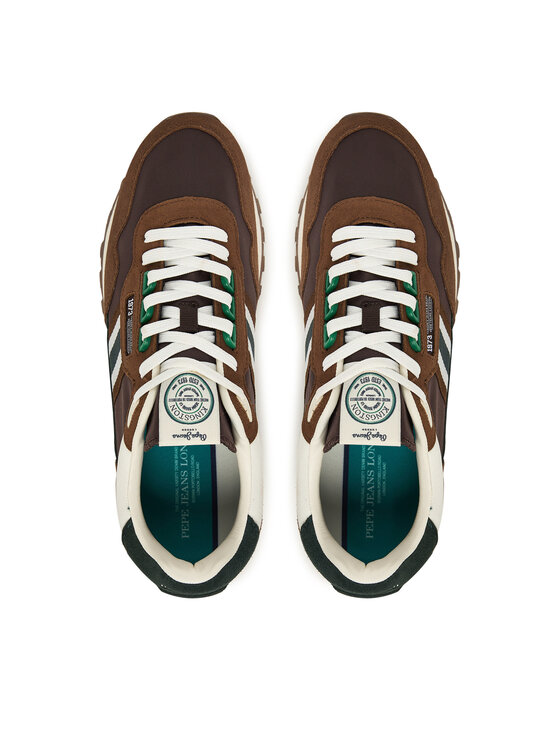 Pepe Jeans Pepe Jeans Sneakersy Kingston College M PMS400010 Brązowy