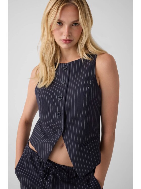 Guess Guess Top 183484 Niebieski Classic Fit