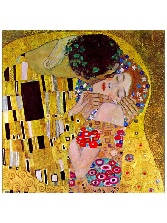 Artopweb Artopweb Dekoracja ścienna The Kiss Kolorowy