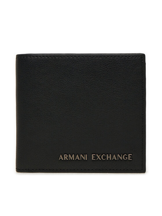 Armani Exchange Velika Moška Denarnica XM000167 AF11925 UC001 Črna