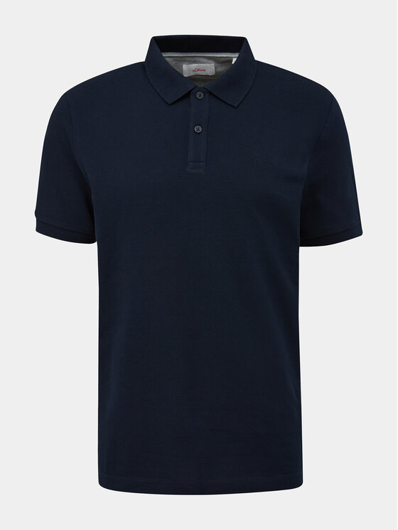 s.Oliver s.Oliver Поло 2138262 Голубий Regular Fit