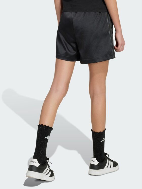 adidas adidas Szorty materiałowe 171123 Czarny Loose Fit