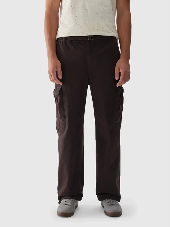 4F 4F Outdoorové nohavice 4FWAW24TTROM084-80S Hnedá Regular Fit