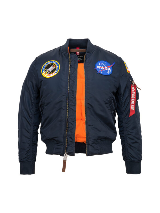Alpha Industries Alpha Industries Kurtka bomber AI.166107-07-5XL Granatowy Slim Fit