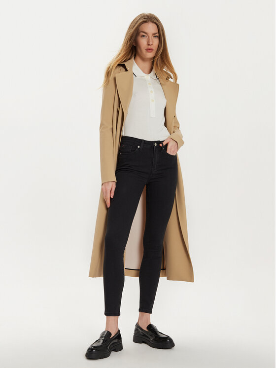 Tommy Hilfiger Tommy Hilfiger Jeans hlače Como WW0WW42841 Črna Skinny Fit