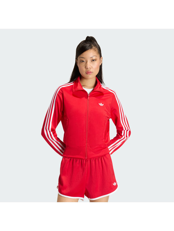 adidas Bluză Firebird Classic KQ6529 Roșu Regular Fit