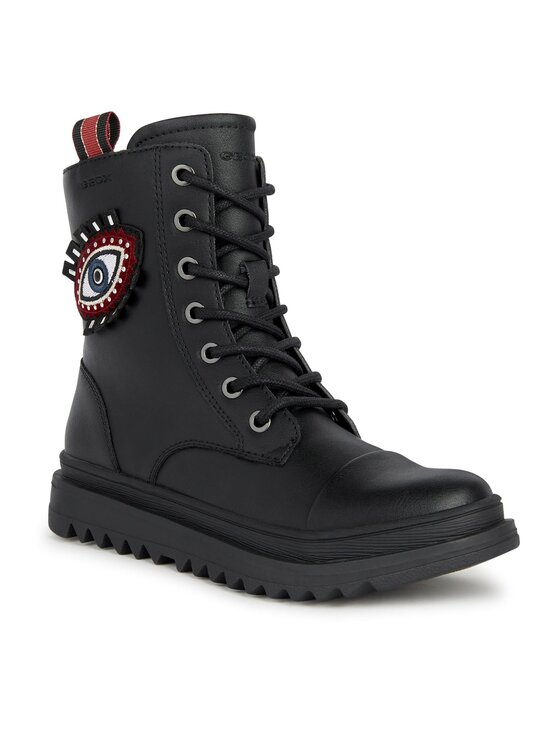 Geox Geox Stivaletti J Gillyjaw Girl J267XA 000BC C0260 D Nero