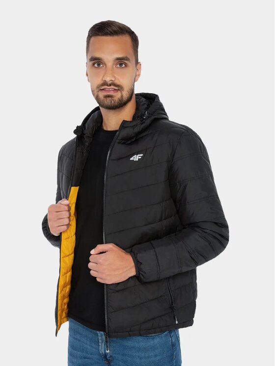 4F 4F Giubbotto piumino 4FWAW23TDJAM434-20S Nero Regular Fit