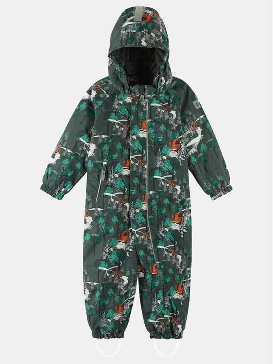 Reima Reima Overall de iarnă Puhuri 5100116B Verde Regular Fit