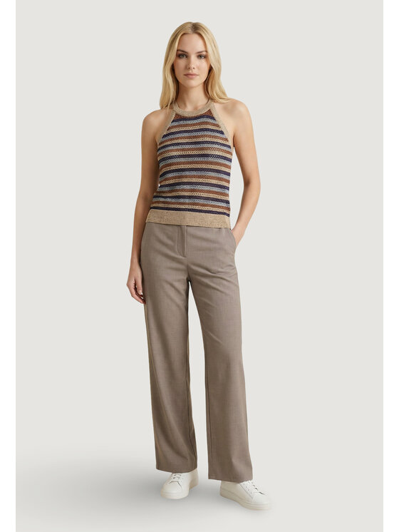 Artigli Artigli Maglione TOP MULTIRIGHE LUREX Oro To Fit