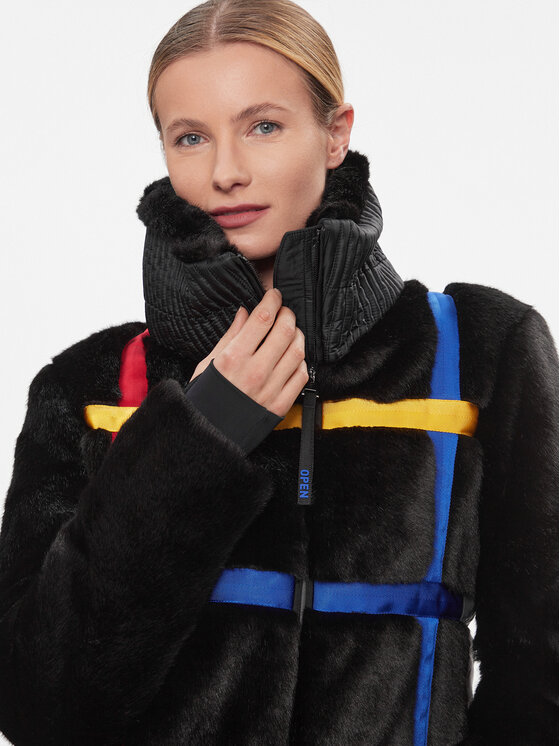 Rossignol Rossignol Vatovaná bunda Milly RLJWJ41 Černá Slim Fit
