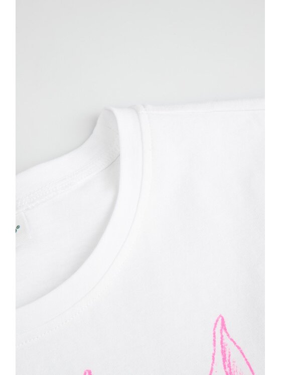 Coccodrillo Coccodrillo T-Shirt WC6143209VGB-001 Biały Regular Fit