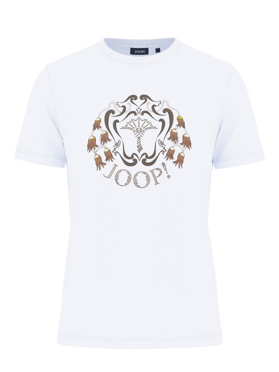 JOOP! JOOP! Majica 58 253JE58Tippy 30047767 Bela Slim Fit