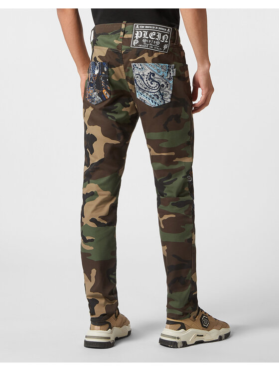 PHILIPP PLEIN PHILIPP PLEIN Jeansy 4205 Czarny Straight Leg