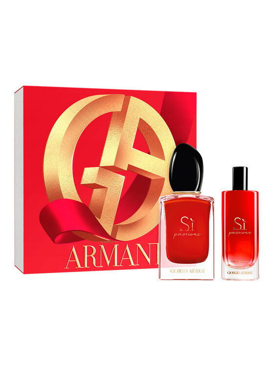 Zestaw zapachowy Giorgio Armani, Giorgio Armani Si Passione zestaw woda perfumowana spray 50ml + woda perfumowana spray 15ml