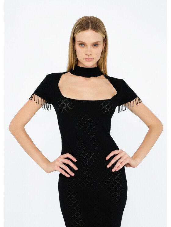 Liu Jo Liu Jo Abito da sera CF5029MS18F22222 Nero Slim Fit