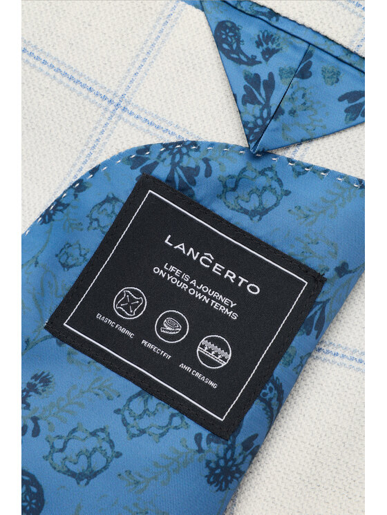 Lancerto Lancerto Marynarka Edolo MA131126000032 Beżowy Regular Fit