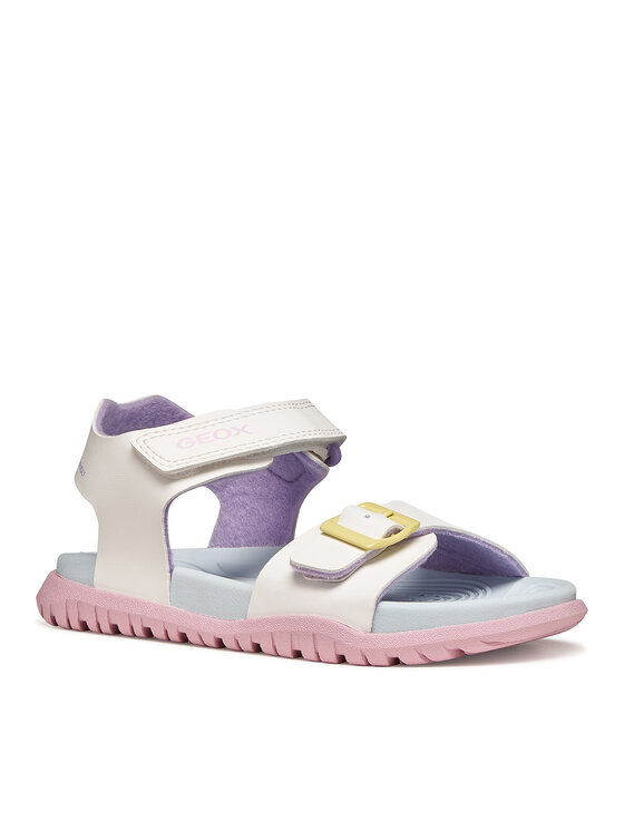 Geox Geox Sandály J Sandal Fusbetto Gi J35HQA 000BC C0653 M Bílá