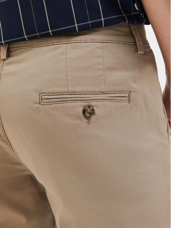 Selected Homme Selected Homme Pantaloni chino New 16087663 Beige Slim Fit