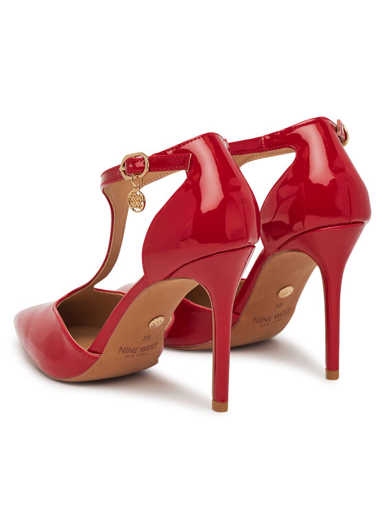 Nine West Nine West Pantofi cu toc subțire WS21582-01 Roșu